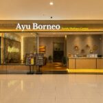 Storefront entrance of a wellness spa in a mall, Ayu Borneo, Cheras