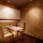 Small consultation room with table and chairs, Beautyskin Skin Care Center, Johor Bahru