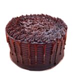 Chocolate drip cake on white background, Cafe Lezzetto, Petaling