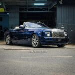 Luxury convertible car parked outside a workshop, Carbi Deco Leather Industry | Puchong, Puchong