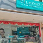 Shopfront with signboard and decorated glass entrance, Celmonze Sdn Bhd, Petaling Jaya