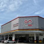Exterior of a car workshop building with signage, German Marque, Shah Alam