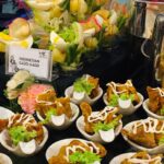Buffet spread of gado-gado and fried snacks, Icff Catering Sdn Bhd, Johor Bharu