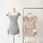 Dresses displayed on mannequin and clothing rack, J'simple Online Boutique, George Town