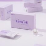Boxes of soft contact lenses on a table, Lens 26 大马现货美瞳店, Seri Kembangan